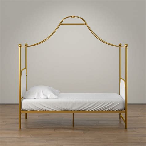 Bed sizes also vary according to the size and degree of ornamentation of the bed frame. Monarch Hill Clementine Twin Canopy Bed in 2020 | Twin ...