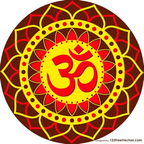 Om Or Aum Symbol Decorative Ornament Sticker