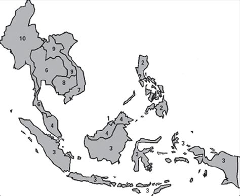 Peta asia tenggara hitam putih. GURU KELAS 6 KYAI HASYIM: PETA ASEAN