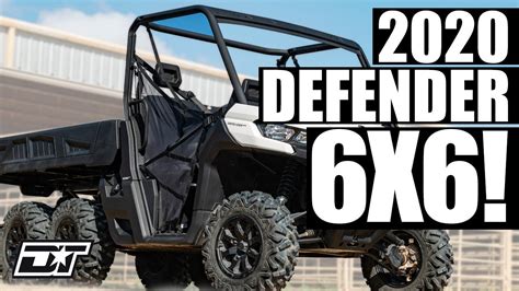 2020 Can Am Defender 6x6 Dps Walk Around And First Impressions Youtube