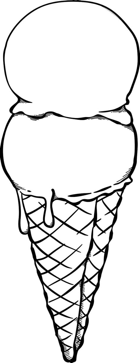 beccy s place triple scoop icecream cone ice cream clipart ice cream images clipart black