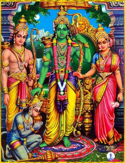 ☀ Sita Ram Lakshman Hanuman ॐ ☀ “his Transcendental Acts Are Magnificent And Gracious And Great