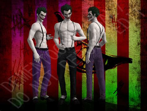 Joker Shirtless Pack XNA By DementoCannibal7 On DeviantArt