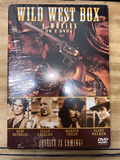 Wild West Box 4 Movies Dvd 2 Disc Like New Martin Sheen Burt Reynolds 650 Picclick