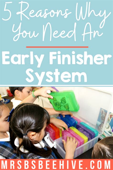 Reasons Why You Need An Early Finisher System Mrs B S Beehive In