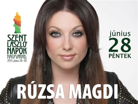 Többszörös arany és platina lemezes, valamint díjak és elismerések tulajdonosa. Rúzsa Magdi koncert - egyvaradi