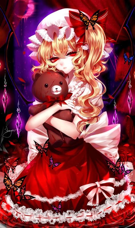 Flandre Scarlet Anime Girl Beautiful Anime Girl Anime