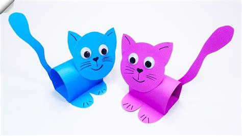 Amazing Paper Cat Paper Crafts Youtube