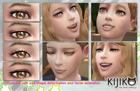 3d Lashes For Kids At Kijiko Sims 4 Updates