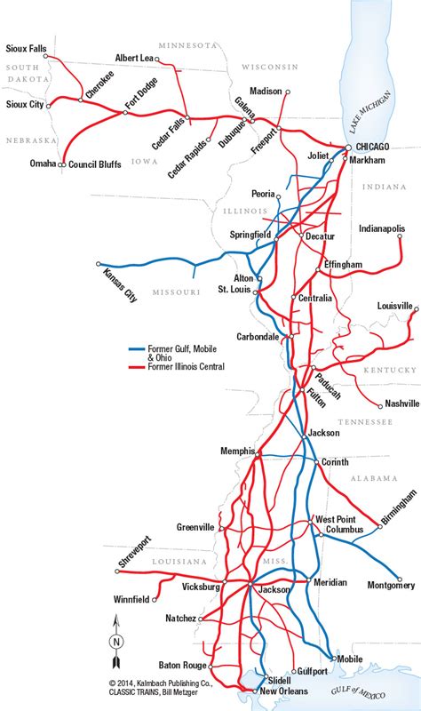 Illinois Railway Map