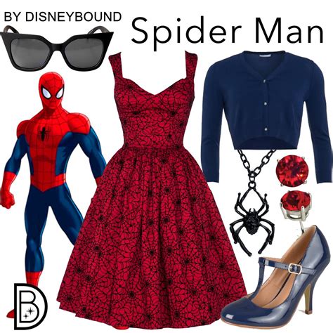 Disneybound Spider Man Marvel Inspired Outfits Disney Inspired