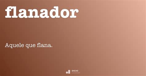 Flanador Dicio Dicionário Online de Português