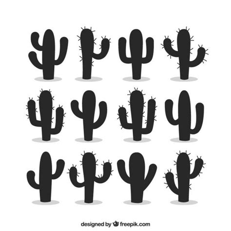 Download Silhouettes Of Cactus For Free Cactus Silhouette Cactus