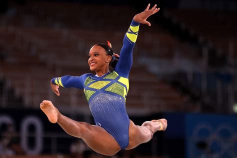 rebeca andrade makes history as the first brazilian to win an olympic medal in women s artistic