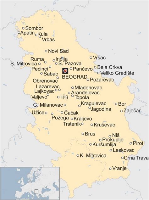 Gradovi Planine Karta Srbije Karta Srbije Sa Planinama I Rekama