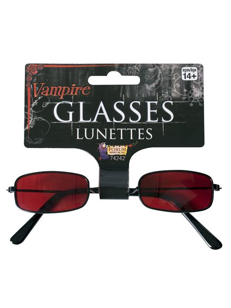 Red Vampire Glasses
