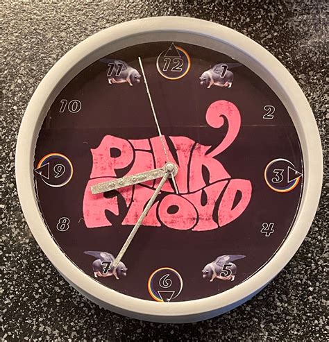 Pink Floyd 9 Wall Clock Etsy