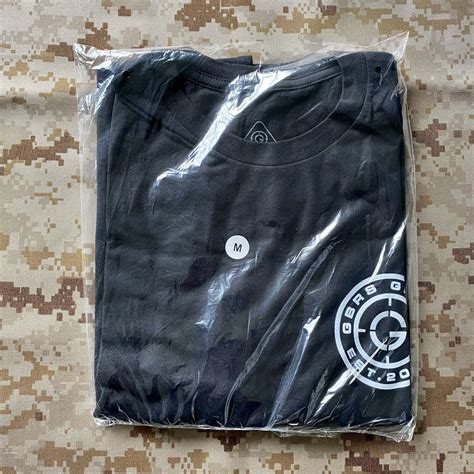 GBRS Group Instructor Tee Shirt WHITE ON BLACK MEDIUM | eBay