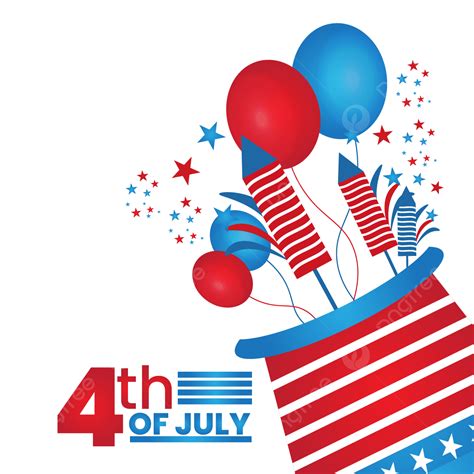 Happy 4th Of July Clipart Transparent Png Hd American Independence Day