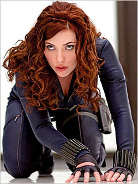 Scarlett Johansson As Black Widow In Iron Man Ii Gaspar Gloves