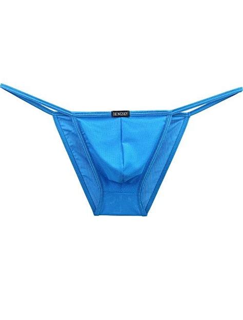 Buy Ikingsky Mens High Leg Opening Bikini Underwear Sexy Brazilian