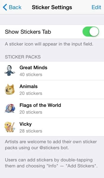 Los Stickers Personalizados Llegan A Telegram Chicageek
