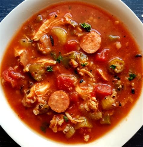 Slow Cooker Chicken And Sausage Gumbo Café Flavorful