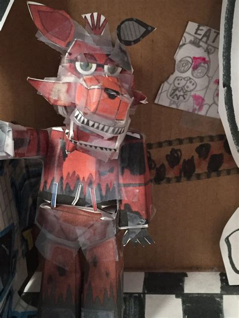 Withered Foxy Papercraft By Partytyme3000 On Deviantart