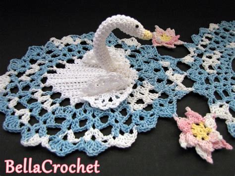 Bellacrochet Serene Swans Doily A Free Crochet Pattern For You