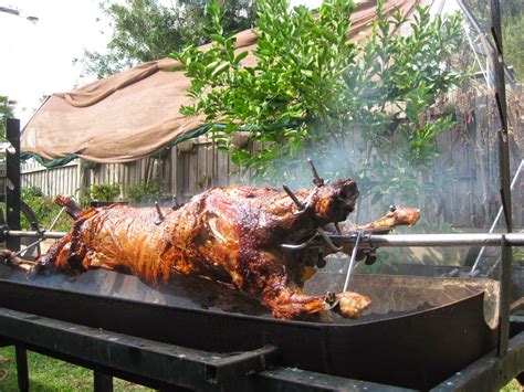 Greek Easter Lamb On The Spit
