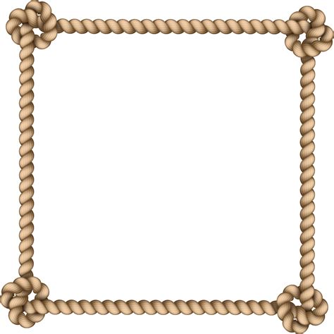 Pin by Betty Tate on ornaments | Flower frame, Rope frame, Frame png image