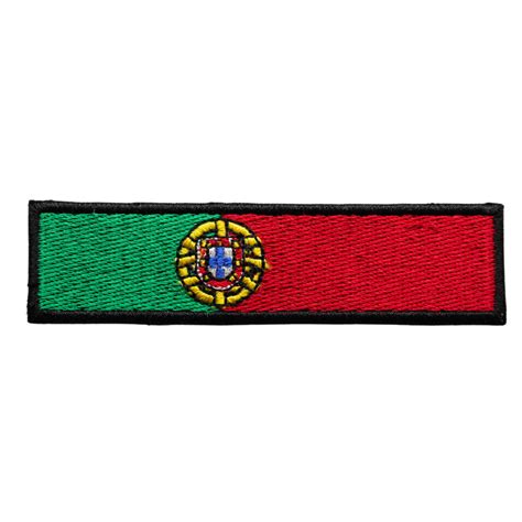 Emblema Bordado Bandeira De Portugal Rect Pequeno Lousãtextil