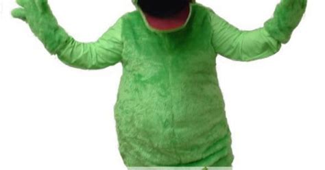 Green Gekko Mascot Costume Halloween Costume