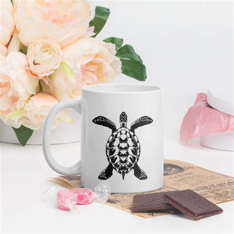 Sea Turtle Coffee Mug Printed Mug Free Shipping Coffee Lover Etsy UK