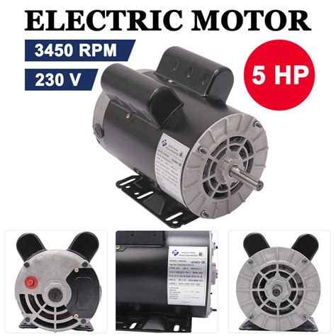 Automation Motors And Drives 5 Hp Spl1 Phase 3450rpm Electric Air