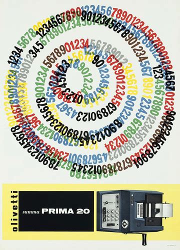 Olivetti Prima 20 Poster Designed By Giovanni Pintori For Flickr