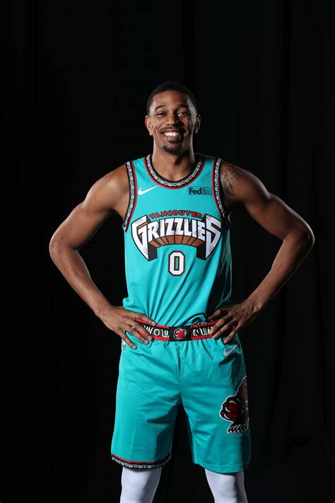 Vancouver Grizzlies 25th Anniversary Throwback Jerseys Media Day