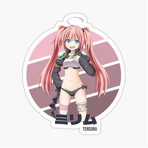 Milim Tensura Circle Design V3 Sticker For Sale By Ikaxii Redbubble