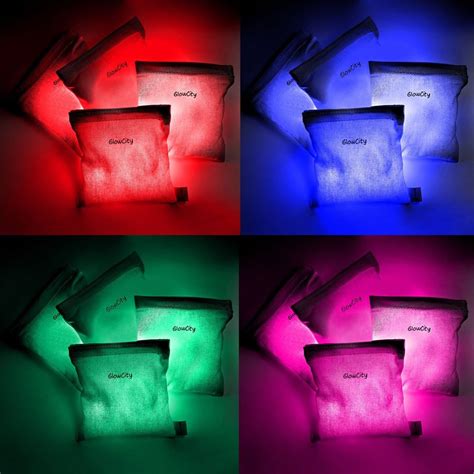 GlowCity LED Bright Light Up Durable Bean Bags Battery Powered | Etsy