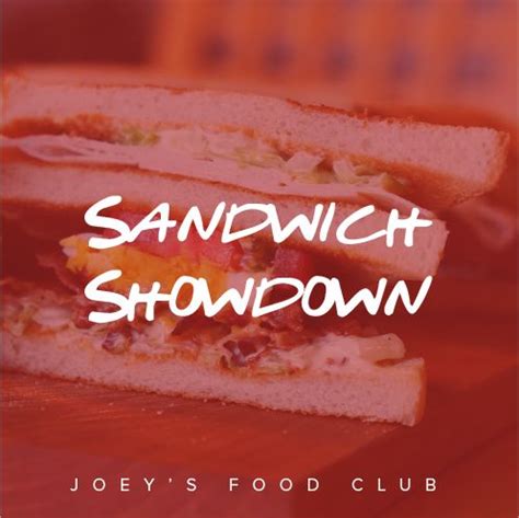 Pin By Joeys Food Club On Sandwich Showdown Food Food Club Sandwiches