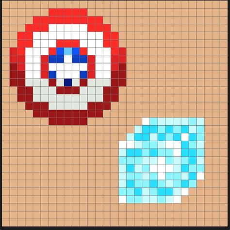 Avengers Icons Perler Bead Pixel Pop Art Patterns Pixel