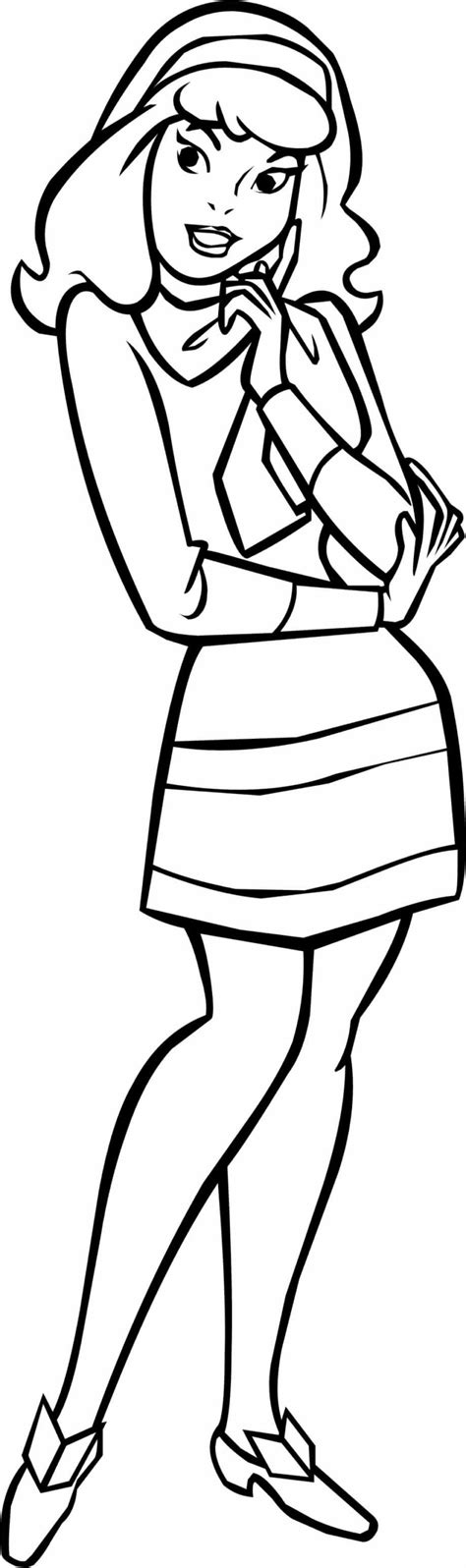Daphne Blake Coloring Page Download Print Or Color Online For Free