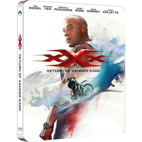 Xxx Return Of Xander Cage Steelbook 4k Blu Ray 3d Blu Ray Digital New Ebay