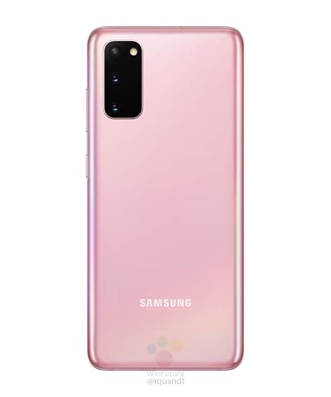 76 x 166.9 x 8.8 mm, weight: El Samsung Galaxy S20 en color "rosa nube" se filtra en ...