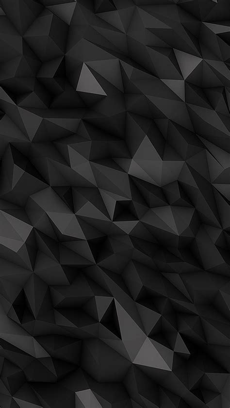 3d Dark Abstract Polygons Iphone 6 6 Plus And Iphone 54
