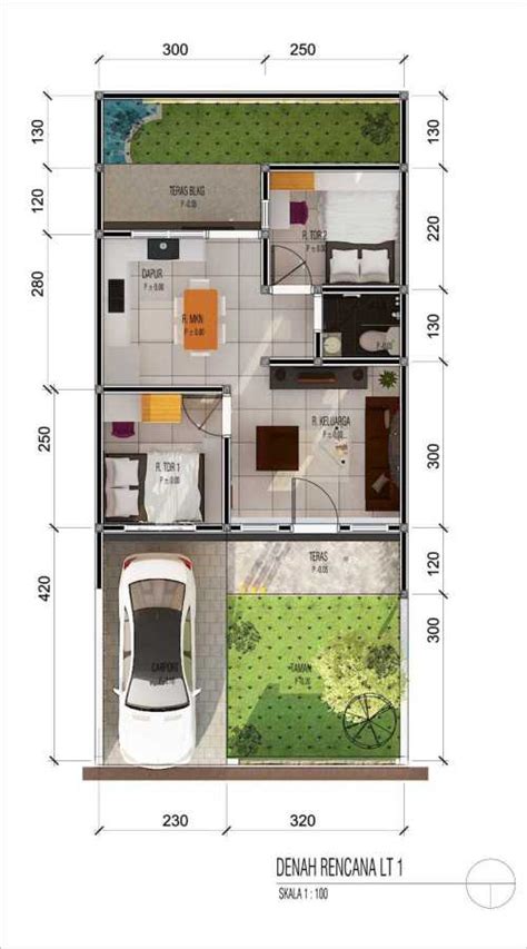 Desain rumah 1 lantai modern dan elegan. 15 Contoh Denah Rumah Minimalis Modern, Nyaman, dan ...