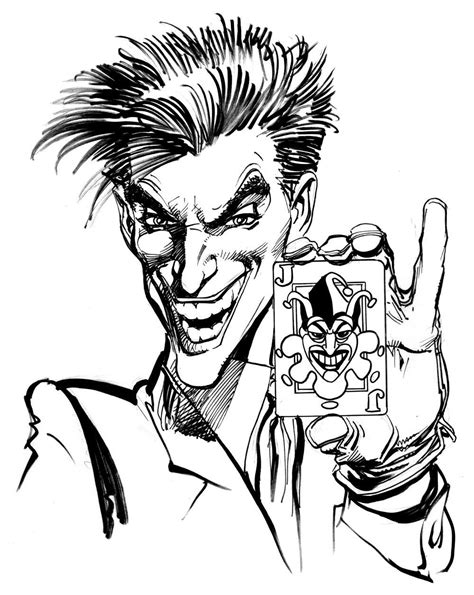 Joker Neal Adams Joker Artwork Joker Art Joker Drawings