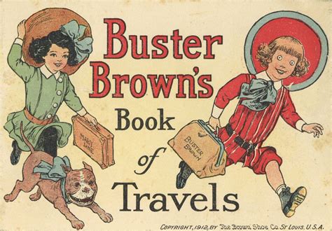 Buster Browns Book Of Travels By The Brown Shoe Company Near Fine