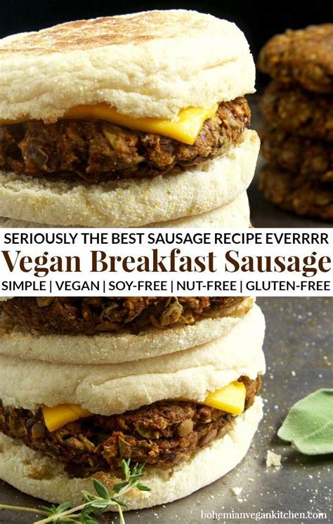Vegan Breakfast Sausage Lentils Healthy Gluten Free Artofit