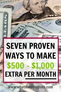 Other jobs you could do to make an extra $1,000 a month include: 7 Ways to Make an Extra $500 - $1000 per Month - Updated ...